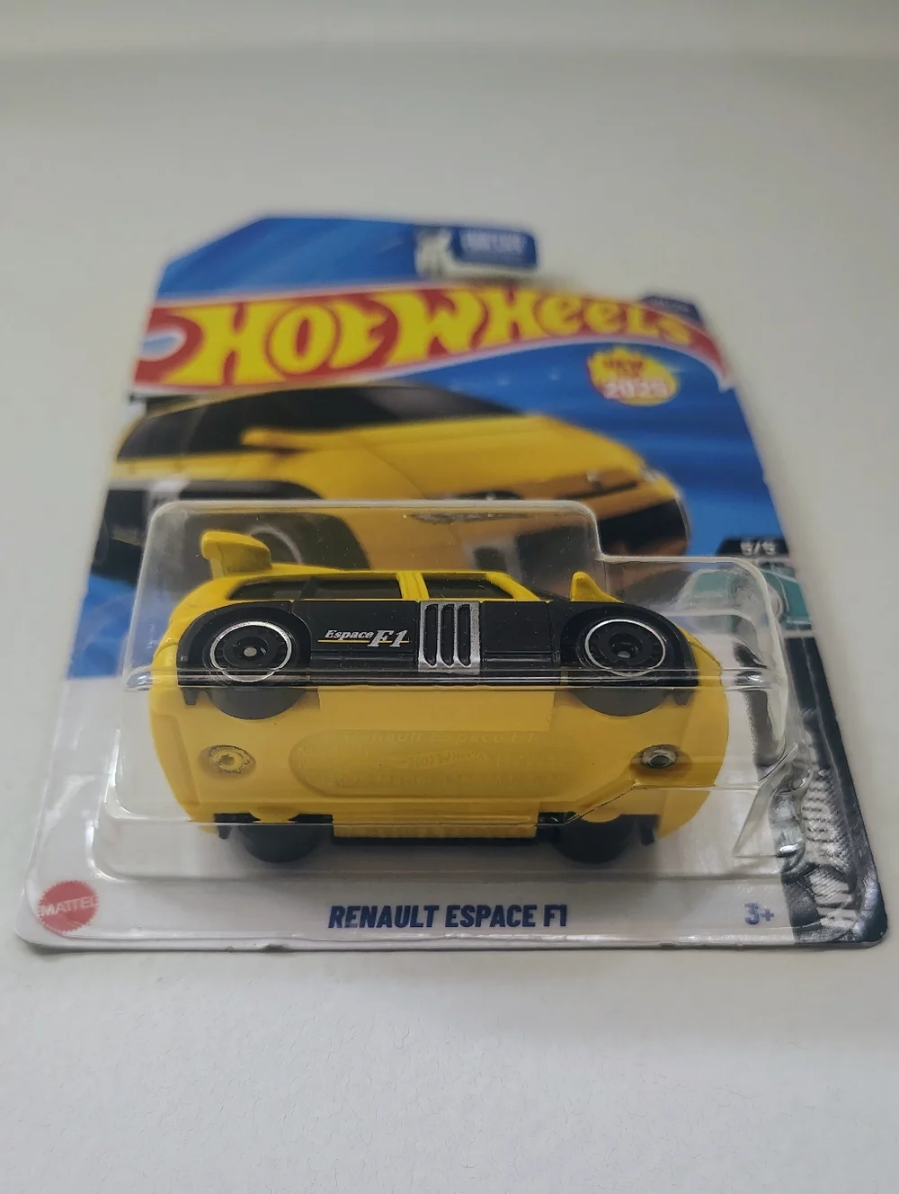 Renault Espace F1 Hot Wheels 2025 HW Modified 5/5 Yellow Diecast